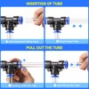 TAILONZ PNEUMATIC 12mm od Push to Connect Fittings Pneumatic Fittings