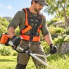 Adjustable Brush Cutter Harness for Yard Work – Padded Double