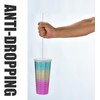 ALINK 10 Pieces 10.5 Inch Reusable Plastic Straws without BPA,
