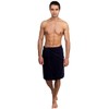 TowelSelections Cotton Terry Velour Bath Towel Shower Wrap for Men
