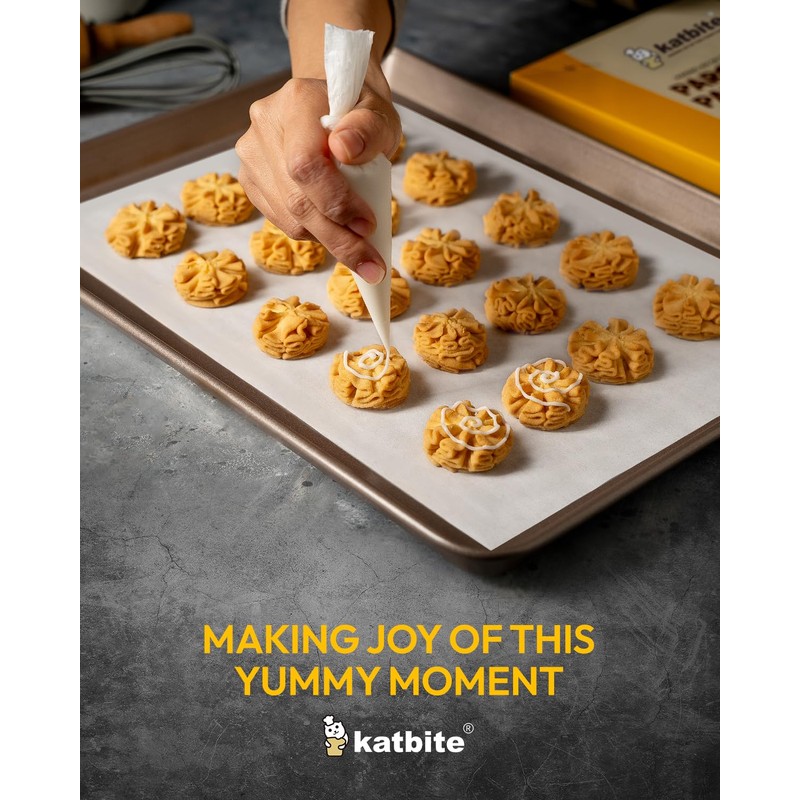 Katbite 350Pcs 9x13 In Parchment Paper Sheets, Heavy Duty White