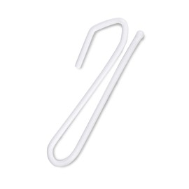 C.M. Curtain Hooks, Metal, 2.8 inches (70 mm), 50 Pieces, White