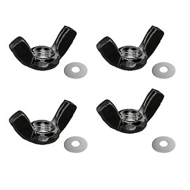 EMART Reemplazo de Soporte de Telón de Fondo, Tuercas de Ala de Mariposa, Tapas de Tornillo para Trípode de Fondo Extra de 3/8" - Paquete de 4