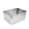 Kichwit Large Stainless Steel Cat Litter Box with High Sides,