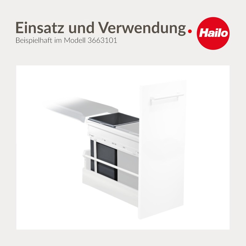 Hailo 15L Inner Bucket Replacement Bin 1008879 - Bin Insert