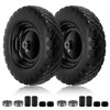 Cenipar 4.80/4.00-8" Flat-Free Tire and Wheel, 16" Solid Wheelbarrow Tires