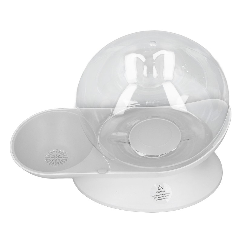 Pet Water Dispenser Snail Shape Automatic Transparent 2.8L Large Capacity