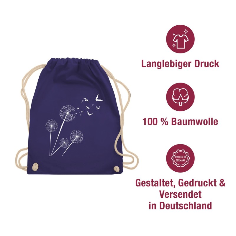 Shirtracer - Gym Bag Backpack - Sayings Statement - Dandelion
