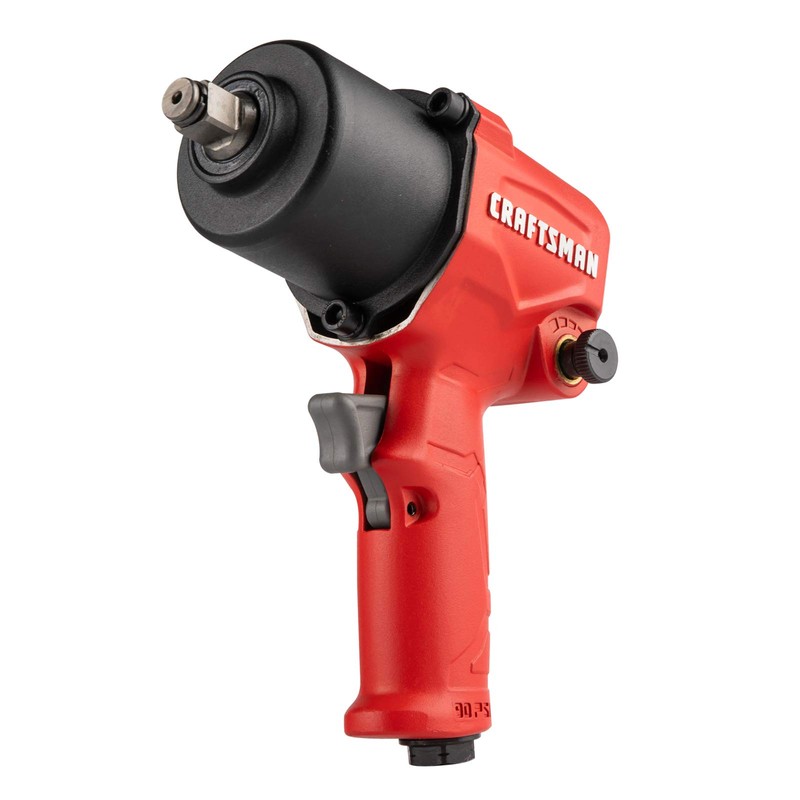 CRAFTSMAN ½-in 400-ft-lbs Air Impact Wrench, Heavy-Duty All-Metal Build, Variable