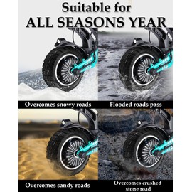 Felixstory 8.5 inch 8.5x3.0 Off-road Rubber Outer Tire with 8 1/2x2 (50-134) Inner Tube Fit for Gotrax GXL V2/XR/APEX XL~VSETT8/9 Pro~Inokim Light 2 Electric Scooter