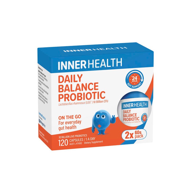 Inner Health Daily Balance Probiotic 120 Capsules