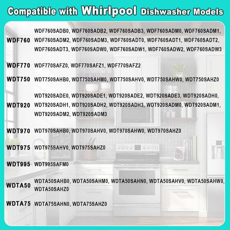 CEYHTLY W10837249 Dishwasher Lower Spray Arm Replacement Compatible with Whirlpool