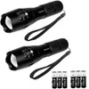 2-Pack Super Bright 5 Mode 3000 Lumens XML T6 Zoomable