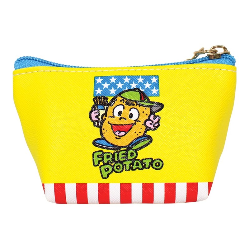 Tees Factory OC-5544170FP Triangular Mini Pouch, Crab and Shrimp, French