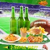 gisgfim 2Pcs Football Serving Trays 16.1 X 11.1 Inch Large