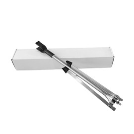 DeeRace Archery Recurve Bow Stand Stainless Steel Heavy Duty Foldable Bow Stand for Recurve Bow Longbow Takedown Bow (Stainless Steel)