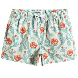 maamgic Boys Swim Trunks Stretch Quick Dry Swim Shorts Kids Bathing Suits Toddler Boy Swimsuit Swimwear Cactus Green 3T