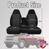 ESMING 60/40 Front Split Bench Seat Covers for Chevy Colorado
