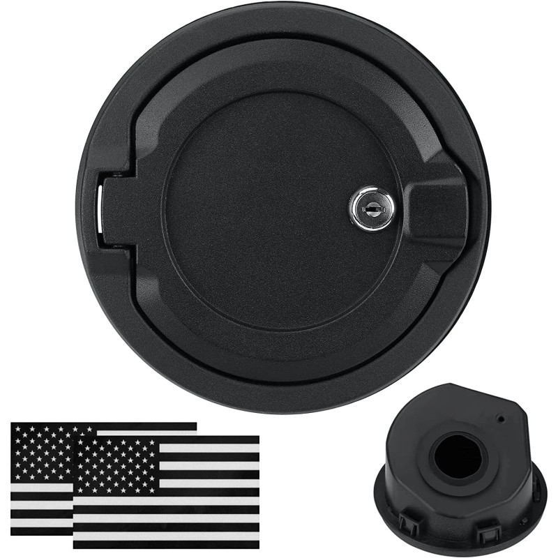RITESS Fuel Filler Door Locking Gas Tank Cap Cover for