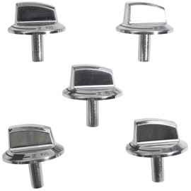 Upgraded 5304525746 5304504839 A03546301/02/03 Gas Cooktop Knobs Replacement for Frigidaire Stove Laser Engraving Sign Knob Fit for Frigidaire Cooktop FFGC3026SS FFGC3626SS 5 Pack