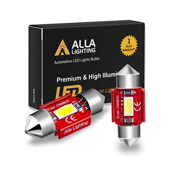 Alla Lighting 800lm Xtreme Super Bright Festoon 31MM DE3175 DE3022