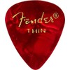 Fender Premium Celluloid 351 Shape Picks, Thin, Red Moto, 12-Pack