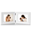 Tamolus 4x6 Double Horizontal Hinged Picture Frame Folding Photo Frame