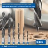 S&R drill bit set, 15-piece, 23 pieces, in plastic box