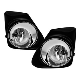 Nioboee Fog Lights Compatible With 2011 2012 2013 Corolla Front Bumper Lights with Bulbs Switch Wiring Kit (Chrome Ring)