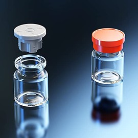 Biocomma Borosilicate Glass Standard Crimp Headspace Vial Flat Bottom Short Neck 3ml Capacity 300pcs 20mm Caliber