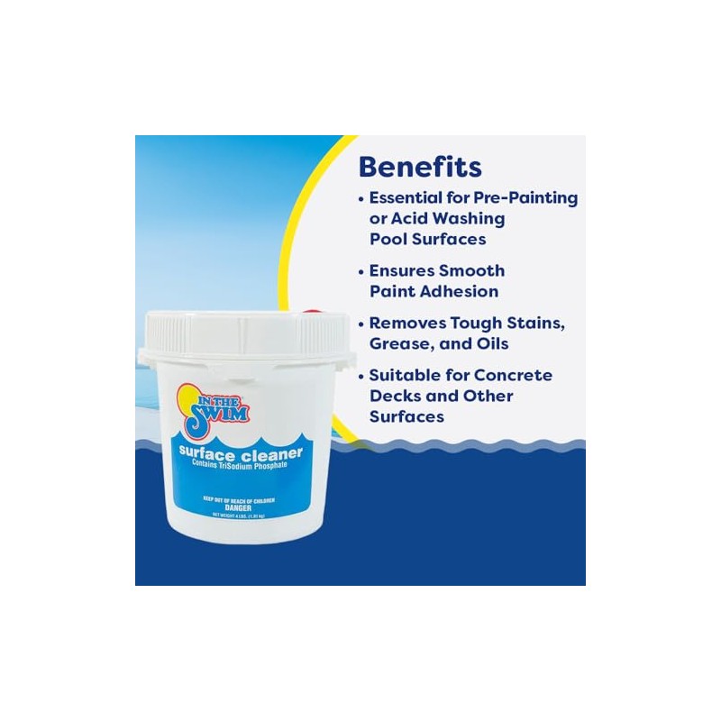 In The Swim Pool Paint Preparation Surface Cleaner TriSodium Phosphate