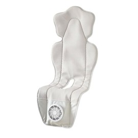 Airjoy Baby Stroller Seat with Fan, Air Blower Seat, Cooling Seat, Heat Prevention Goods, Sweat Countermeasure, Cooling Seat, Fan Seat with Fan, Mesh Material, Greige