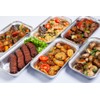 (Pack of 30) Disposable Aluminium Foil Containers with Lids -Ideal