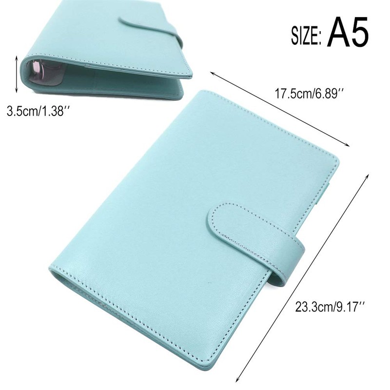 A5 PU Leather Notebook, Soft Notebook PU Faux Leather A5