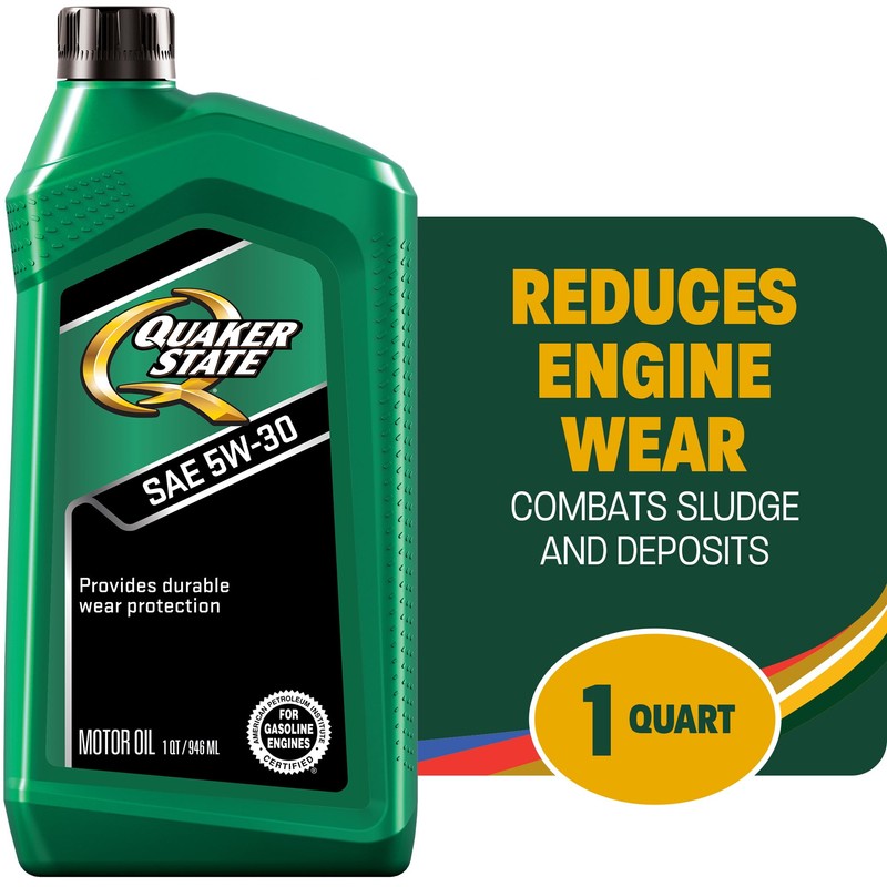 Quaker State Motor Oil, 5W-30, 1 Quart (6 Pack)