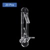 uxcell Plastic Locking Shelf Pins, 20pcs Clear Self-Locking Shelf Support