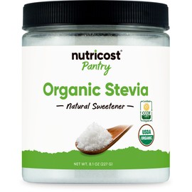 Nutricost Pantry Organic Stevia, Natural Sweetener 8 oz - GMO-Free, Gluten-Free