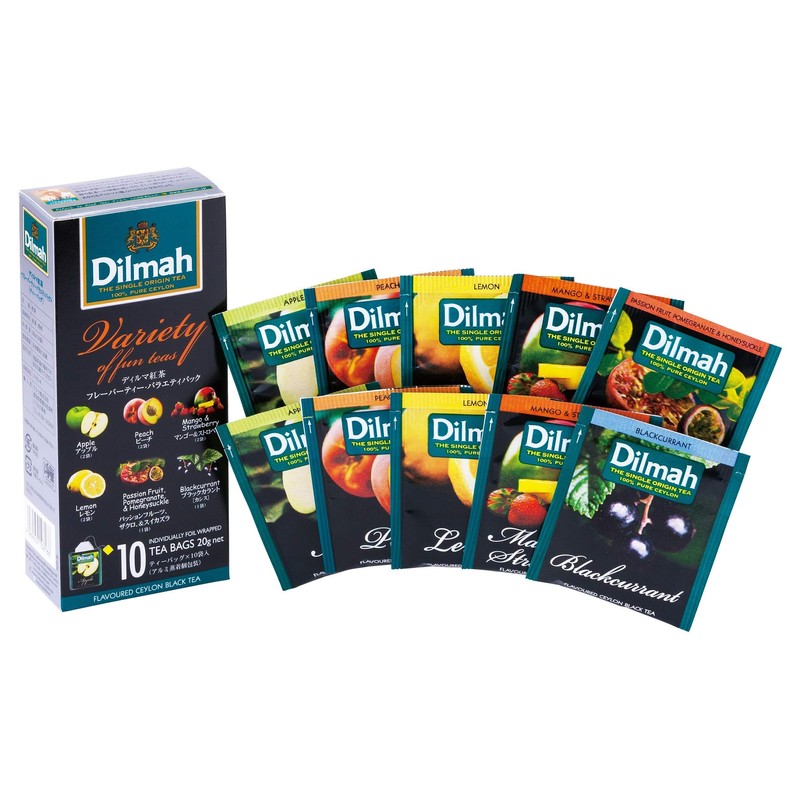 Dilma Flavor Tea Variety Pack Tea Bags 0.7 oz (20