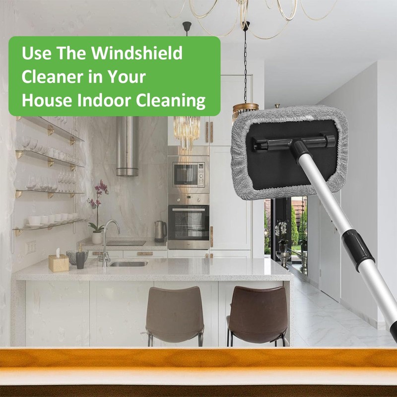 Beieverluck 15 Pieces Windshield Cleaner Tool, Inside Car Window Cleaning