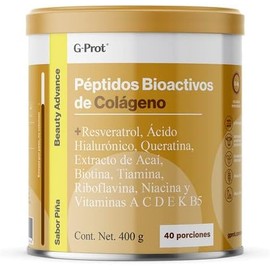 G-PROT | Beauty Advance Peptidos Bioactivos de Colágeno sabor Piña 400 g