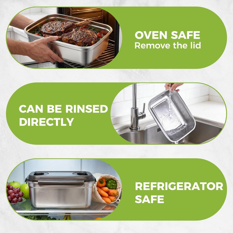 Pillanat Stainless Steel Food Storage Container – 7500 ML /