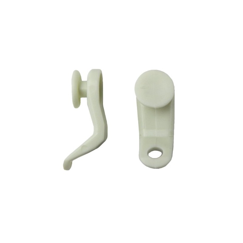 Spring Window Fashions Traverse Rod Slides, 10 Slides per Pack