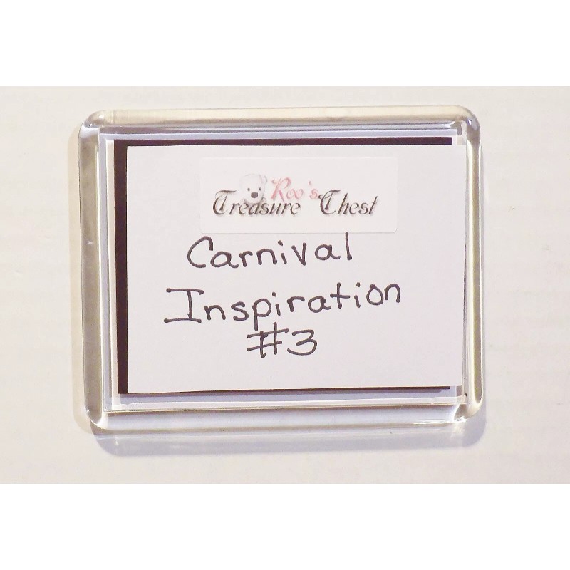 REFRIGERATOR MAGNET CARNIVAL INSPIRATION #3 CRUISE SHIP - 3.5”x 3”