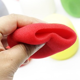 Yiasangly Microphone Cover, Thick Colorful Foam Mic Cover, Handheld Stage Microphone Windscreen, Reusable Foam Covers， Foam Micro Filter for Most Handheld Microphone for Karaoke DJ - 10 Pieces