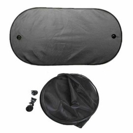 Riloer Foldable Car Rear Window Sun Protection, Universal Car Interior Sun Shade Cover, Visor Protector for Children, Pet, Baby, 50 x 100 cm, Black
