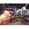 LXSZRPH Reptile Hygrometer and Thermometer High LCD Display Digital Reptile
