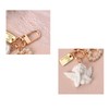 Guardian Angel Keychain with Pearl Heart Pendant Guardian Accessory for