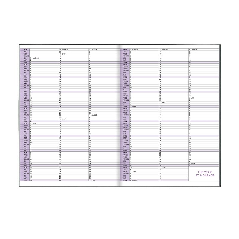 Academic Diary 2025-2026 A4 Week to View by Pirongs |