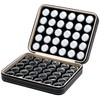 Giftop 60 PCS Gemstone Display Collection Storage Box with Clear