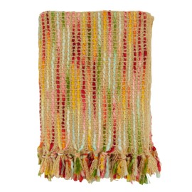SARO LIFESTYLE Rainbow Throw Blanket